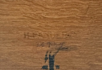 Hendrik Wouda Art Deco Modernist Single Bed for Pander, 1924